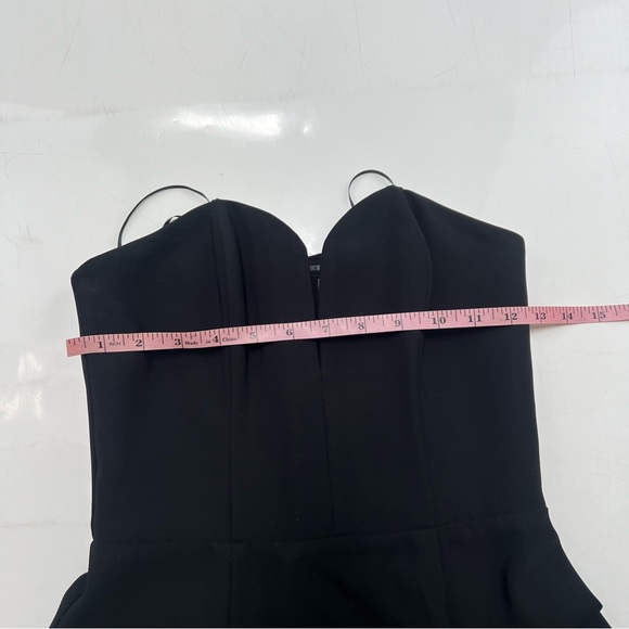 Amanda Uprichard women’s petite black maxi dress p L116-25 - Picture 4 of 6